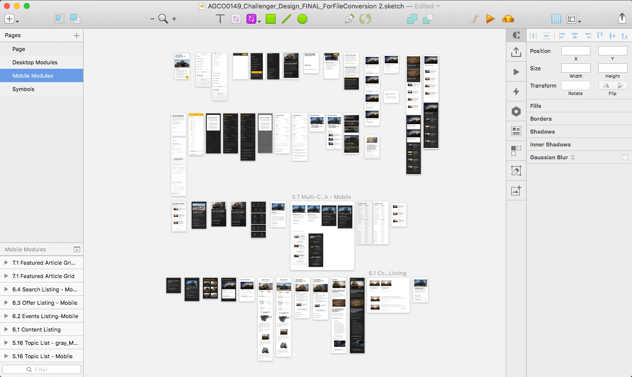 UI component library sheet 1