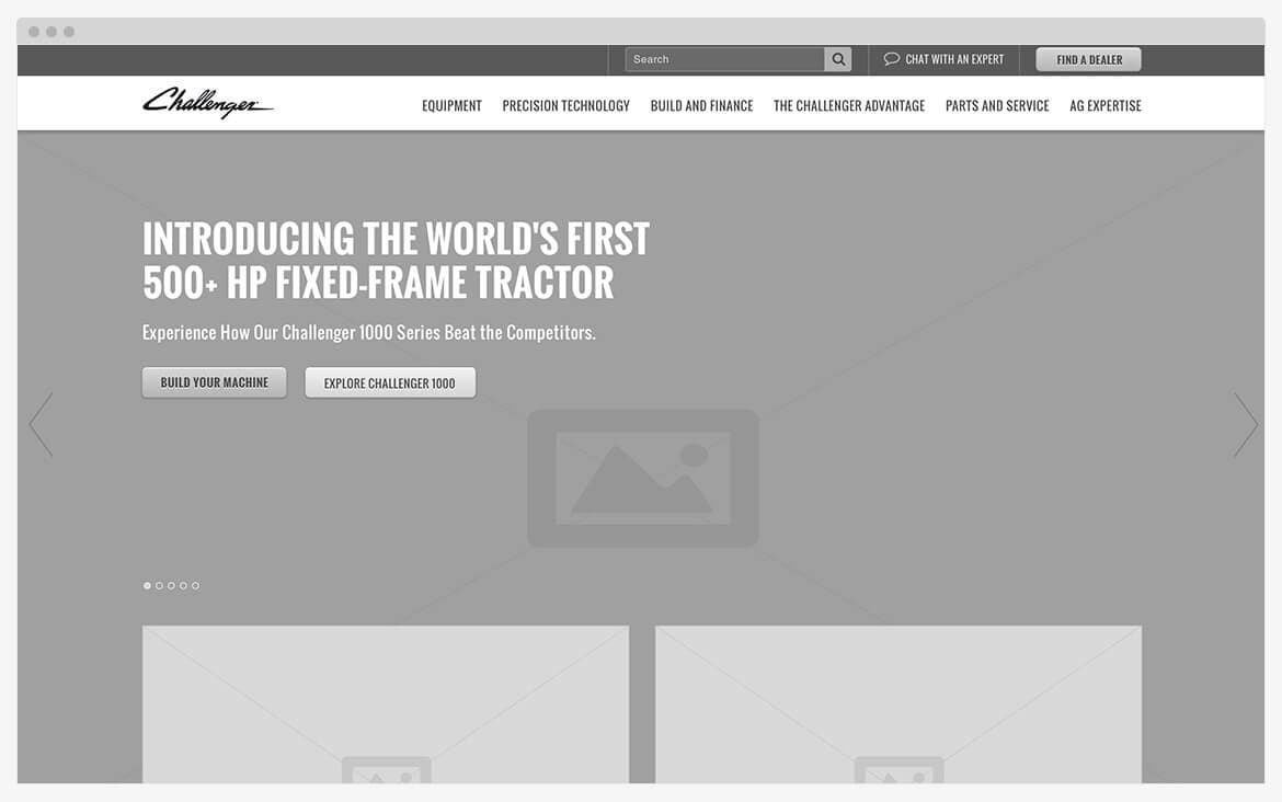 Desktop wireframe 1