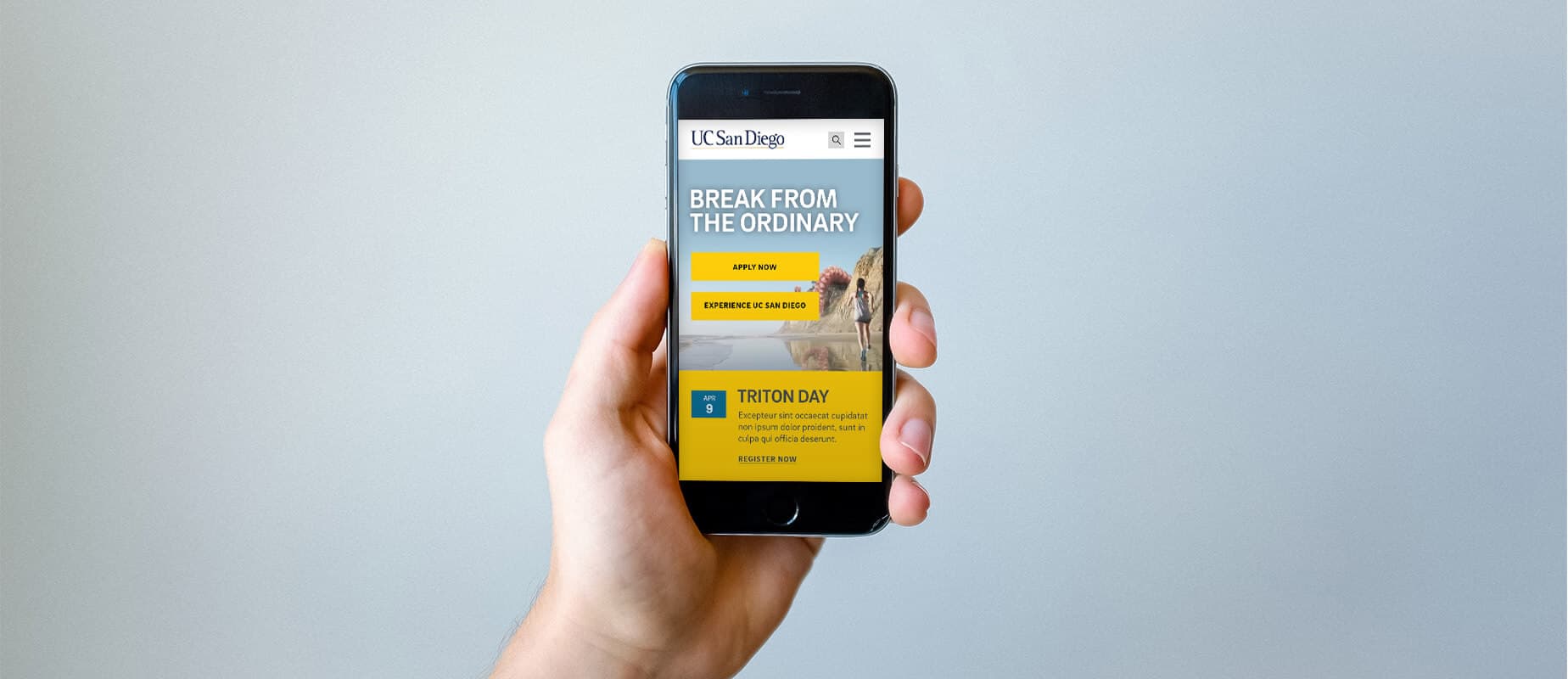 UC San Diego campus website redesign