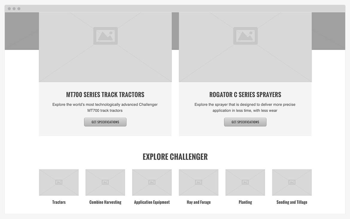 Desktop wireframe 2