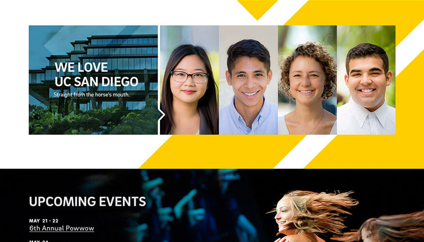UC San Diego screen design alternate
