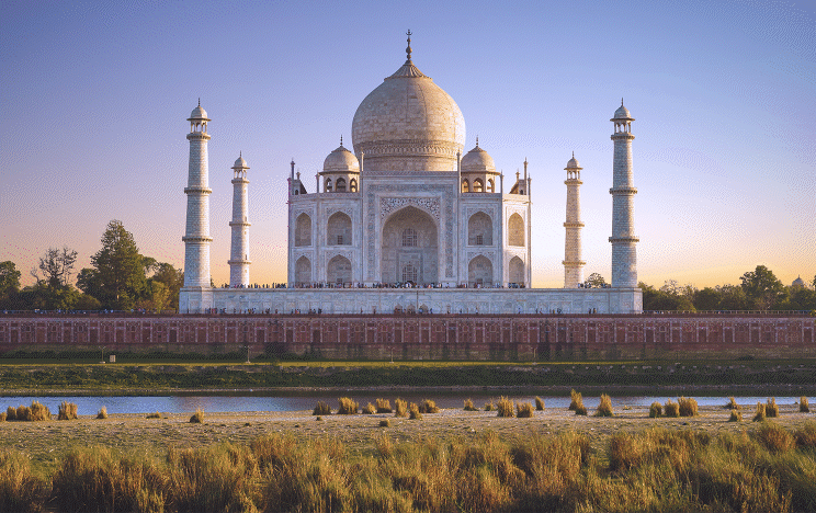India — Generative Fill add at the Taj Mahal
