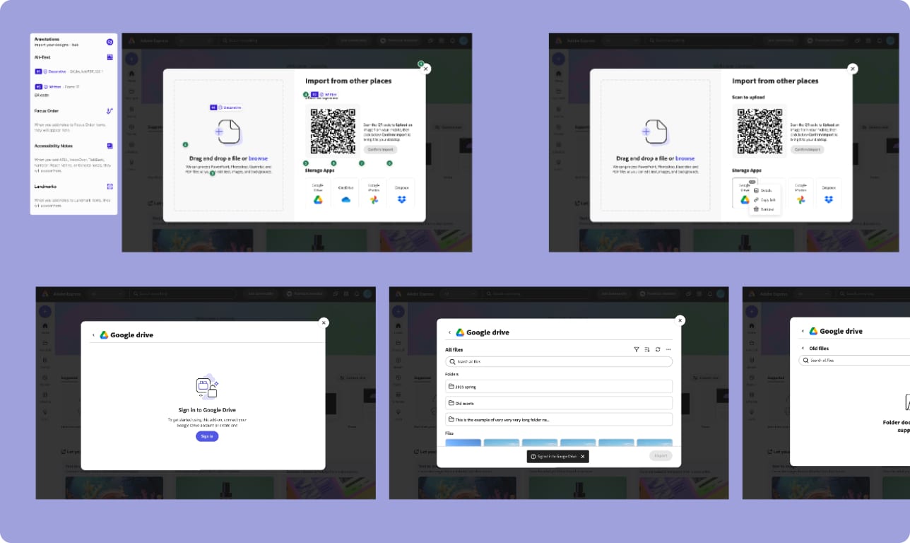 Accessibility bluelining